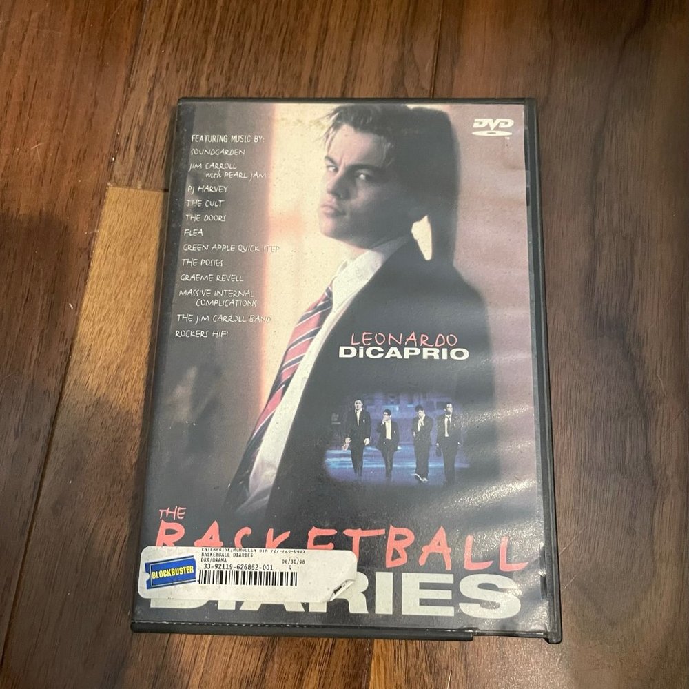 The Basketball Diaries-DVD-Leonardo DiCaprio/Mark Wahlberg-Rated R-OOP